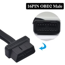 Cavo Splitter OBD Ii 16 Pin Maschio Femmina con Interruttore per Diagnosi Auto - Miniatura 2