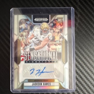 2025 Panini Prizm Draft Picks Jackson Hawes Georgia Tech Rookie Autograph SS-JKH