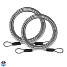 1/8inch Stainless Steel Security Cable 4/6/10/15FT Luggage Lock Safety Wire F...