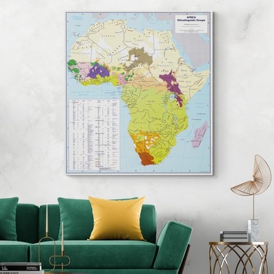 Ethnolinguistic Map Africa   African Languages and Ethnic Groups Diversity