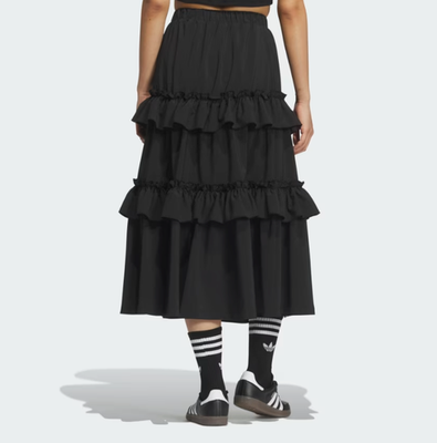 Adidas Women Originals OTT Long Skirt Black KQ6505 | eBay