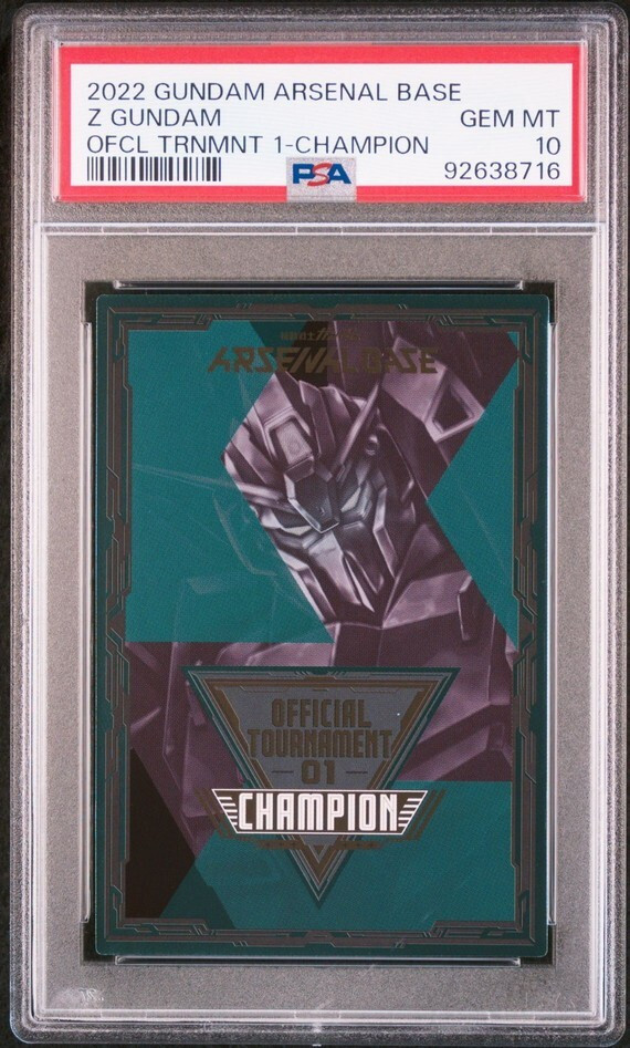 PSA10 Official Tournament 01 Winner Promo Z Gundam Gundam PSA10 Official Tournament 01 Winner Promo Z Gundam Gundam