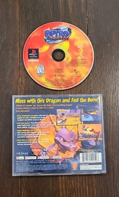 Spyro 2: Ripto's Rage! (Sony PlayStation, 1999) PS1 Black Label - missing manual