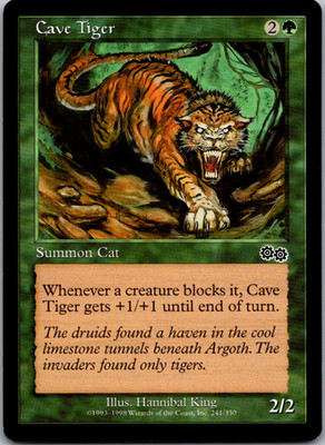 Cave Tiger C Urza's Saga 241 NM