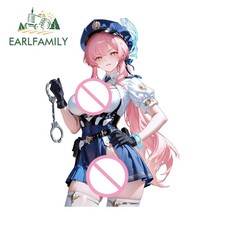 EARLFAMILY 5.1" Police Aemeath Car Stickers Personality Anime Motorcycle Decal