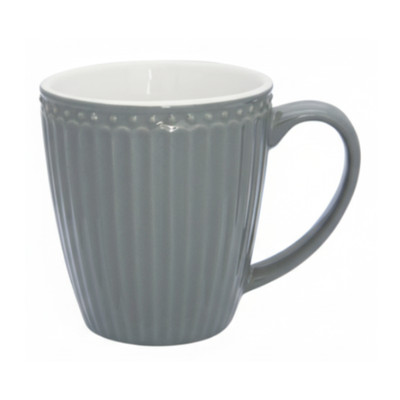 GreenGate Tasse Alice Steingrau