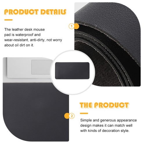 Home Gaming Desk Mouse Pad Black Gaming Mouse Pad Large Mouse Pad - 第 11/12 張圖片