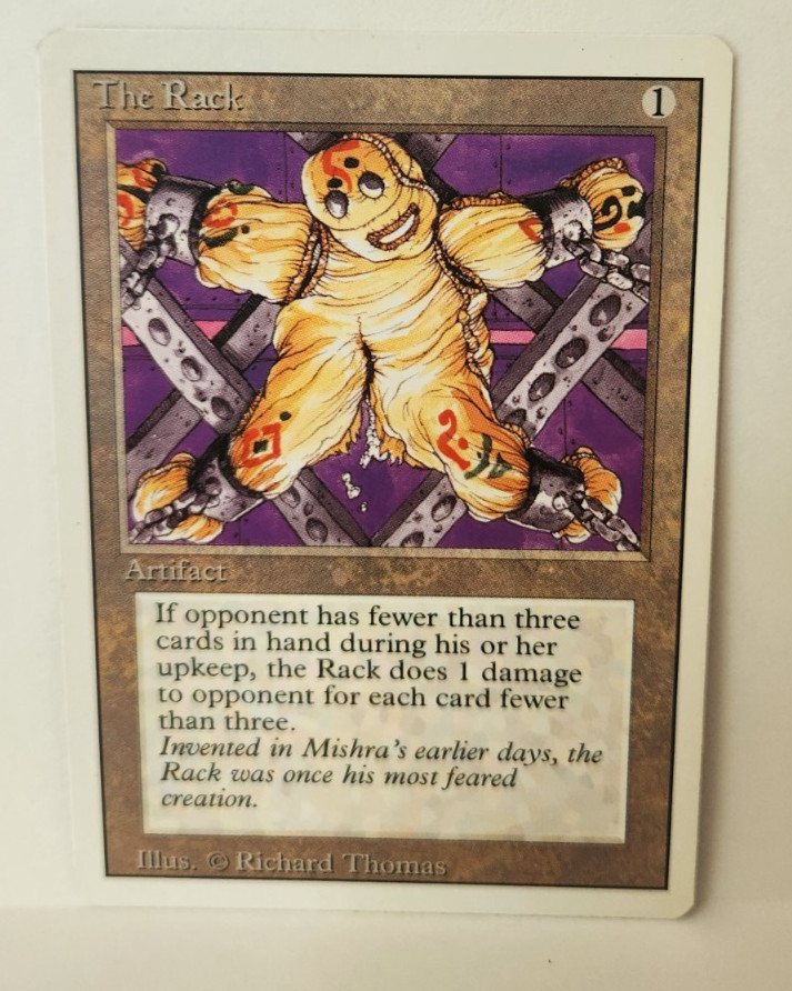 MTG - The Rack - Revised Edition -  LP - 1994 Magic The Gathering