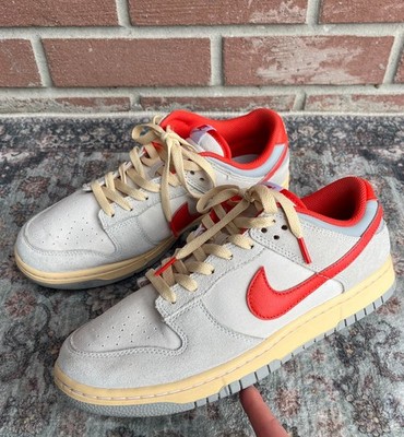 Nike Dunk Low 'Athletic Department' / Size 9 / Picante Red Shoe Sneaker Men's