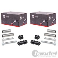 2X A.B.S. FÜHRUNGSHÜLSEN-SATZ Bremssattel Hinten Passend FüR KIA Carens Clarus S