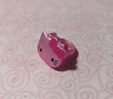 Hello Kitty Kids Girls Pink Plastic Locket Ring Sanrio