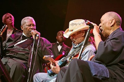 Kenny Wayne Shepherd BB King Dickey Betts and Bobby Blue Bland Old Photo