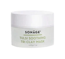 Sonage Skincare Tulsi Soothing Tri Clay Mask Full Size 1oz 30mL NIB