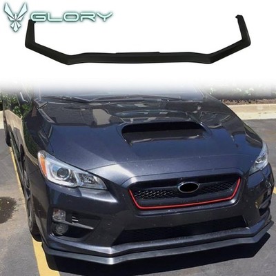 For 15-21 Subaru WRX STI HD Style Front Bumper Lip Spoiler Splitter PU Unpainted