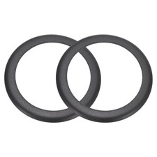 2pcs 74.5mm OD 56mm ID 1.0mm Thickness Air Compressor Piston Ring, Black