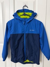 Eddie Bauer Kids Windbreaker, Size S- 7/8 , Blue/green