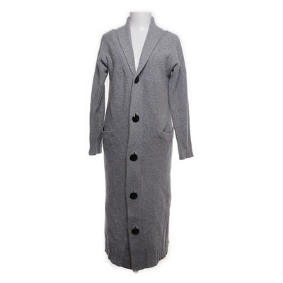81 Hours, Strickjacke, Damen, Größe: M, Grau, Merinowolle, Fischgräte #ibS