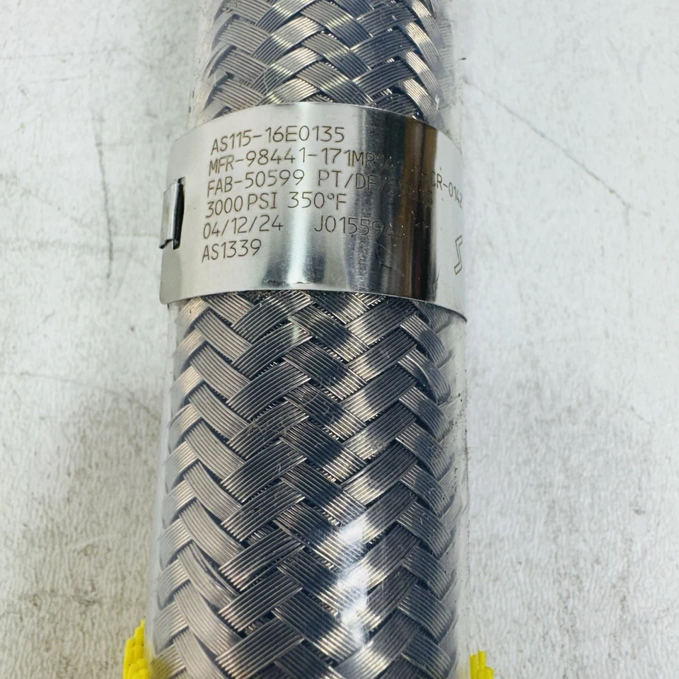 AS11516E0135, AS115-16E0135, 4720-01-459-1046 гибкий шланг из нержавеющей стали - Изображение 2 из 4
