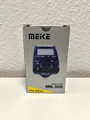 Meike MK-300 Blitzgerät / Aufsatz Blitz / für Nikon Kameras / Unbenutzt  