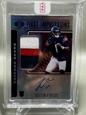 2021 Panini illusions first impressions football Justin Fields /25