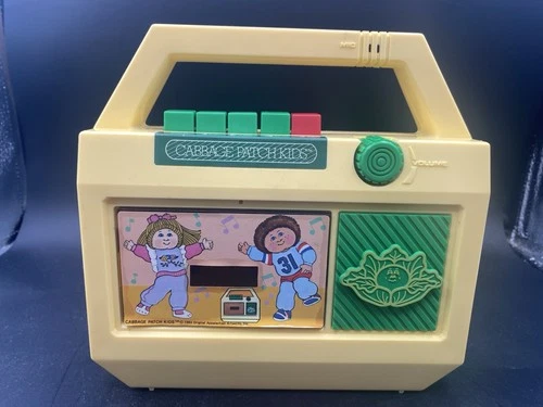 Vintage 1983 Cabbage Patch Kids Cassette Player and Recorder  Read !!