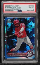 2022 Bowman Sapphire Edition Chrome Prospects Roismar Quintana PSA 10 0c3e