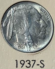 1937 S San Francisco Buffalo Indian Head Nickel Five Cents 5C .05