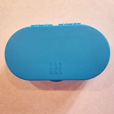Vintage Blue Mini Caboodles Make Up / Dress U...