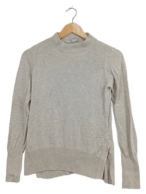 H&M Pull Femme Beige Basique Côtelé (EU 36, INT S) - Photo 1/3