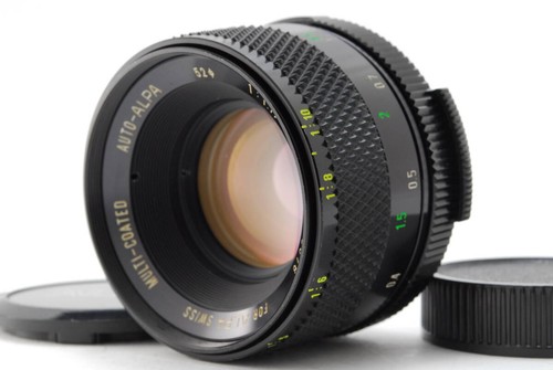 Alpa Auto-Alpa 50mm f1.7 MC M42 Mount Lens Rare Vintage Near Mint from Japan