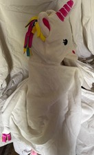 child's unicorn hooded bath/swimming pool towel by Safdle