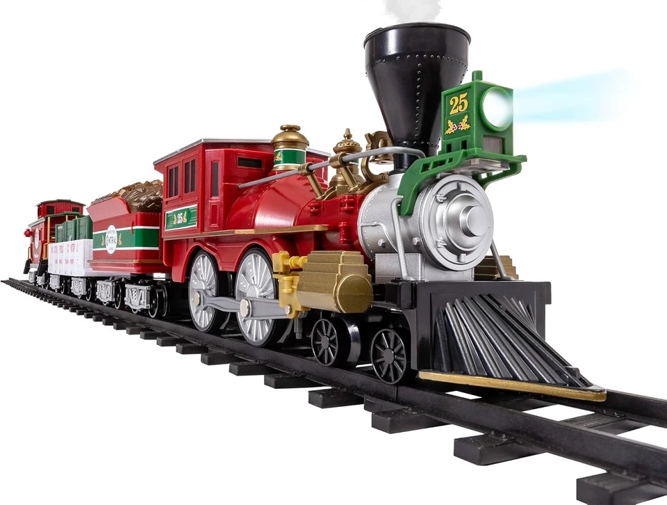 Battery-Operated Train Set with Water Vapor Smoke Effects - Image 4 of 4