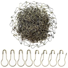 Erewa 1000 Pcs Bronze Bulb Pins 0.8 Gourd Safety Pins for Craft Project, Home
