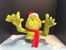 Dr Seuss The Grinch Who Stole Christmas Posable Grinch Tree Hugger Plush NEW