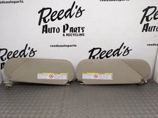 03-24 Express Van Tan Cloth Overhead Roof Pair LH RH Sunvisor Sun Visor S1178650