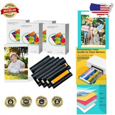 Waterproof Liene Amber M110 4x6 Photo Paper 320 Sheets Glossy Fade-Resistant