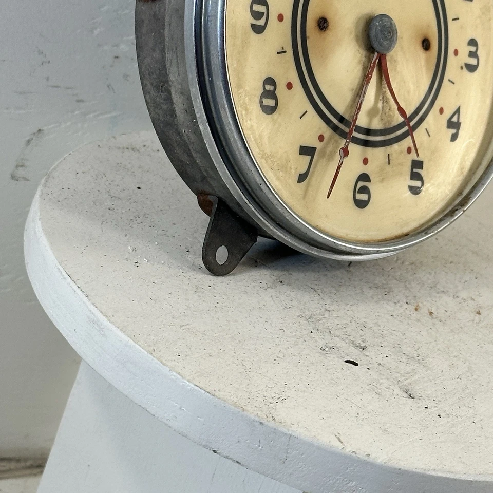 Original 1937 1938 37 38 OEM GM CADILLAC LASALLE DASH CLOCK Car Restoration - Image 3 of 4