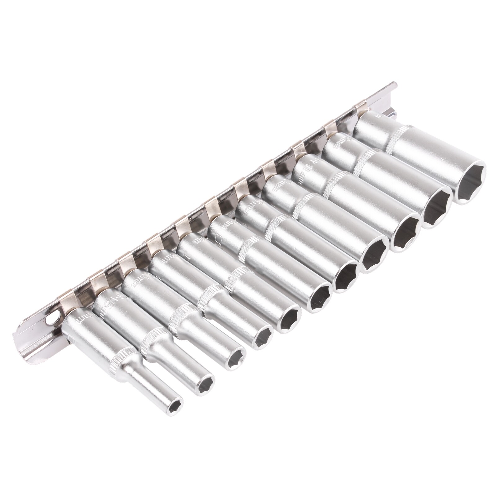 TECPO Steckschlüssel Set 1/2 Zoll - 9-tlg Nuss-Satz 10-24mm