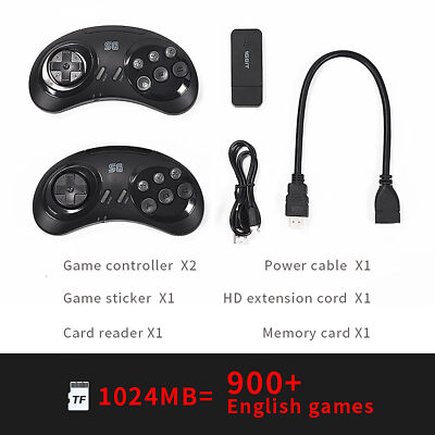 16-Bit Spielkonsole HD Wireless Mini Game Y2 SG TV Spielkonsole Für MD Sega Game