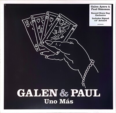 GALEN & PAUL - UNO MAS - SIGNED ARTCARD - RSD 2024 - 12 