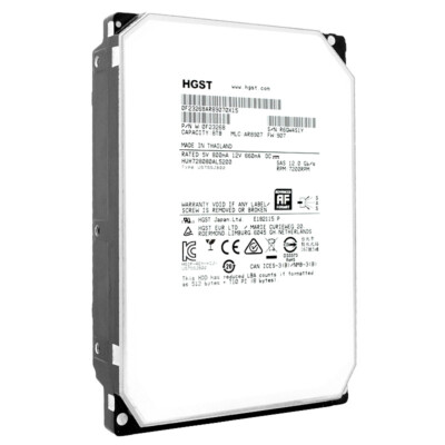 c*n様 HGST 8TB HDD HUH728080AL5200 本体 ① Hard Drive HGST HUH728080AL5200 8TB 7.2k 128M 12G | eBay