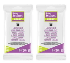 M02304x2 MOREZMORE 2 Pack Sculpey Ultra Light UltraLight Polymer Clay 8oz