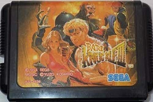SEGA GENESIS Streets of Rage 3 BARE KNUCKLE III action beat'em up MEGA DRIVE MD