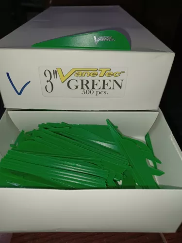 150 Vane Tec 3" inch Fletchings, Archery Vanes Vanetec White, Orange Green,