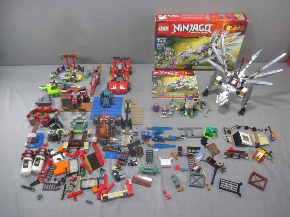 Lego Ninjago 70748 TITANIUM DRAGON Complete Extra Parts Lot 70500 70505  10725
