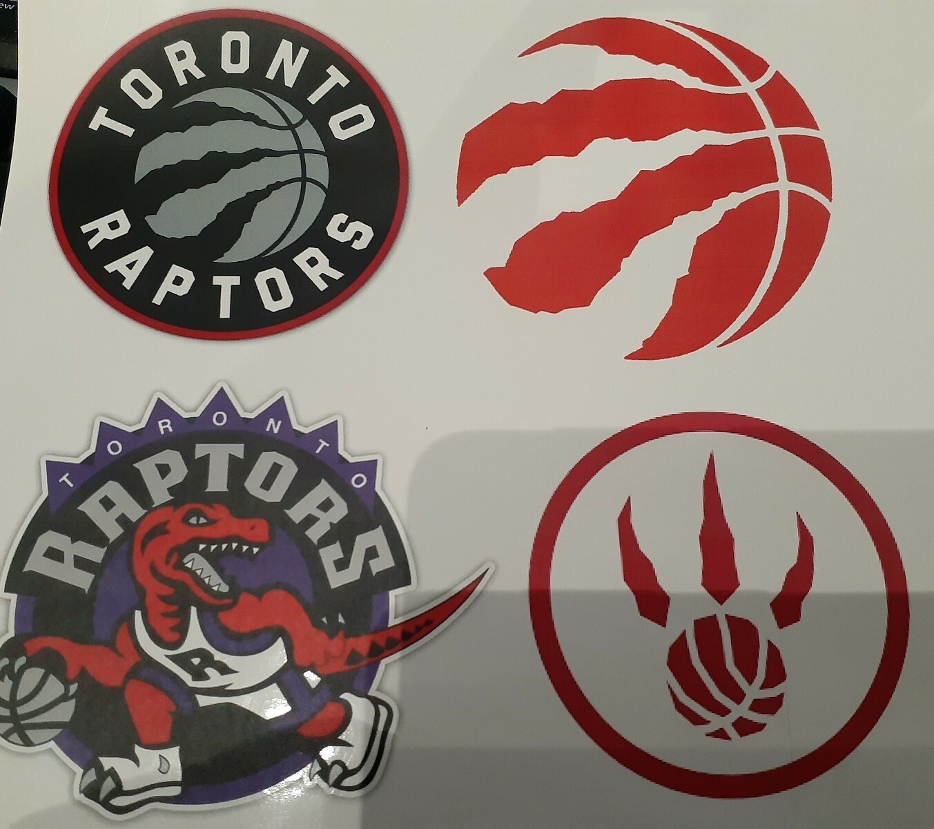 Toronto Raptors Sticker Printable 4x Toronto Raptors Stickers 3