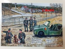 Postkarte (Grenzabschnitt), NVA, Grenztruppen, east german bordercontrol