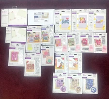 Lot 20 Crafters Companion Gemini Die Stamp Flower Create Card Birthday Christmas