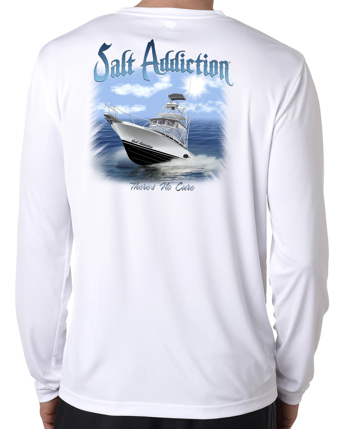 Salt Addiction microfiber ocean fishing trolling long sleeve t shirt 50+ uv