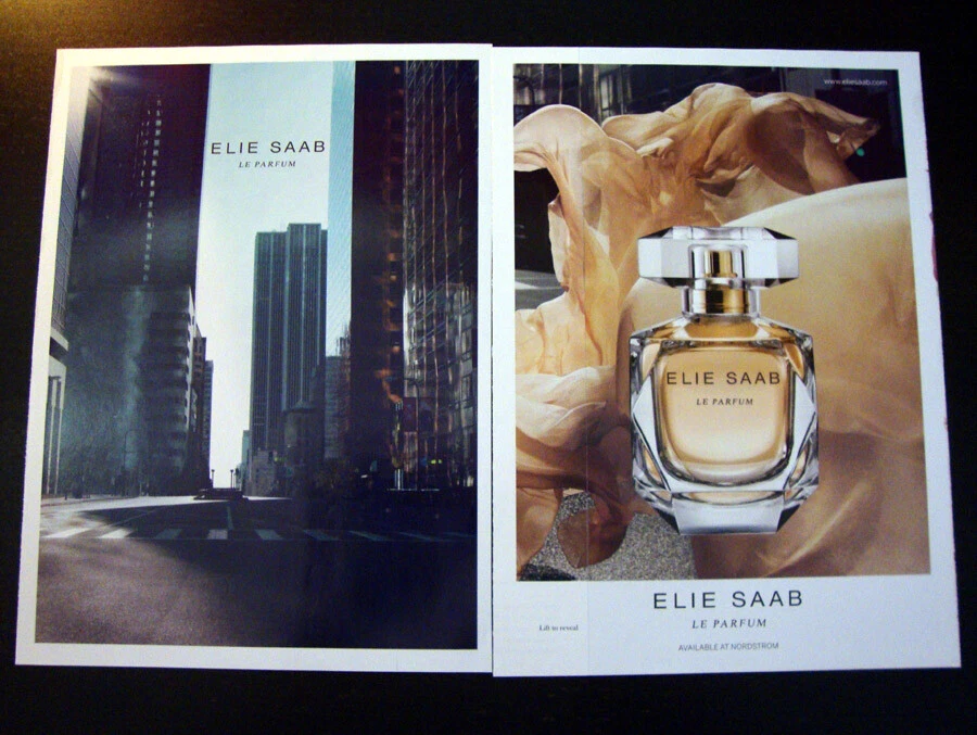 ELIE SAAB Fragrances 4 Page Magazine PRINT AD 2011 ANJA RUBIK leg